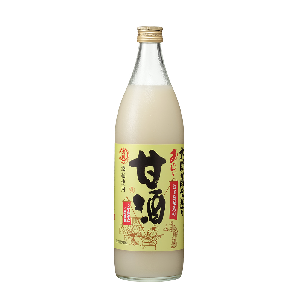 大関 おいしい甘酒【生姜入り】940g瓶×6本(清涼飲料水)